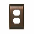 Amerock Candler 1 Gang Oil Rubbed Bronze Wall Plate 1906994